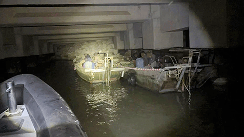 六偷渡客機場橋底被截